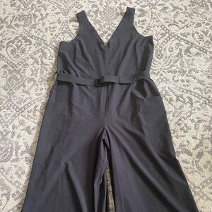 Athleta Flow With It Romper in Black